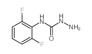 N-(2,6-DIFLUOROPHENYL)-1-HYDRAZINECARBOXAMIDE结构式