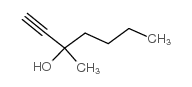 3-METHYL-1-HEPTYN-3-OL structure