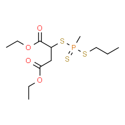 Succinic acid, mercapto-, diethyl ester, propyl methylphosphonotrithio ate picture