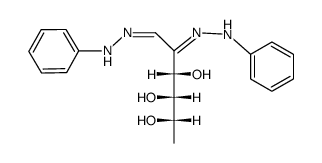L-arabino-6-deoxy-[2]hexosulose-bis-phenylhydrazone Structure