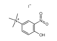 (4-Hydroxy-3-nitrophenyl)trimethylammonium Iodide Structure