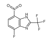 4-Fluor-7-nitro-2-trifluormethyl-benzimidazol结构式