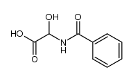 2-hydroxy-2-benzamido acetic acid Structure