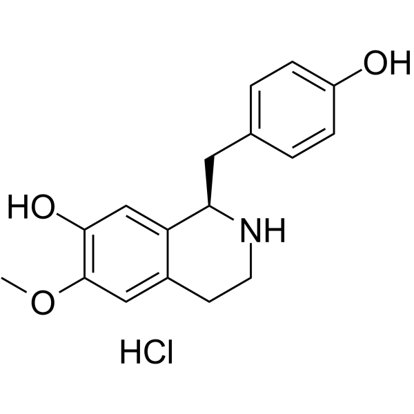 (+)-Coclaurine hydrochloride structure