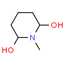 2,6-Piperidinediol,1-methyl-(9CI) structure