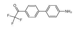 1-(4'-amino-4-biphenylyl)-2,2,2-trifluoroethanone Structure