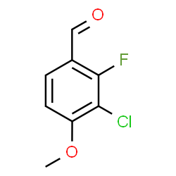 3-Chloro-2-fluoro-4-methoxybenzaldehyde structure