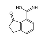 3-Oxo-2,3-dihydro-1H-indene-4-carboxamide结构式