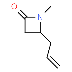 2-Azetidinone,1-methyl-4-(2-propenyl)-(9CI) structure