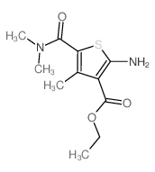 2-Amino-5-dimethylcarbamoyl-4-methyl-thiophene-3-carboxylic acid ethyl ester picture