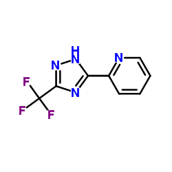 5-pyridyl-3-trifluoromethyl-1,2,4-triazole structure