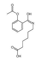 6-[(2-acetyloxybenzoyl)amino]hexanoic acid Structure