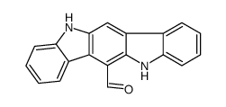 6-Formylindolo[3,2-b]carbazole结构式