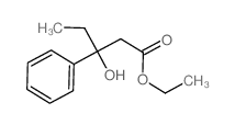 Benzenepropanoic acid, b-ethyl-b-hydroxy-, ethyl ester结构式