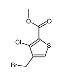 methyl 4-(bromomethyl)-3-chlorothiophene-2-carboxylate Structure