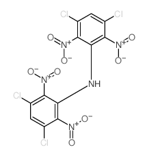 Benzenamine,3,5-dichloro-N-(3,5-dichloro-2,6-dinitrophenyl)-2,6-dinitro- structure