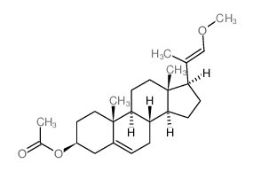Pregna-5,20-dien-3-ol,21-methoxy-20-methyl-, acetate, (3b)- (9CI) Structure