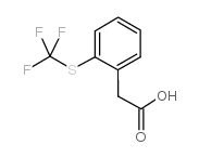 2-(trifluoromethylthio)phenylacetic acid structure