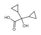 Dicyclopropyl-carboxy-carbinol结构式