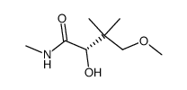 2S-3,3-dimethyl-2-hydroxy-4-methoxybutanoic acid N-methyl amide Structure