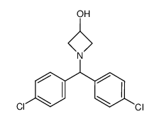 1-[bis(4-chlorophenyl)methyl]-azetidin-3-ol结构式