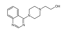 2-(4-quinazolin-4-ylpiperazin-1-yl)ethanol结构式