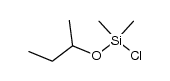 Dimethyl-chlor-silanol-sek.-butylaether结构式