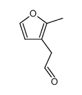 2-(2-METHYLFURAN-3-YL)ACETALDEHYDE结构式