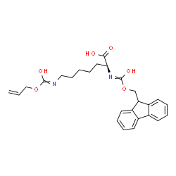 Fmoc-hLys(Alloc)-OH图片