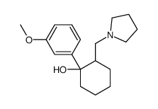 1-(3-Methoxyphenyl)-2-(1-pyrrolidinylmethyl)-1-cyclohexanol结构式