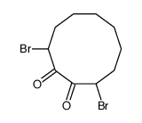 3,10-Dibromo-1,2-cyclodecanedione Structure