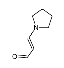 3-(Pyrrolidin-1-yl)acrylaldehyde结构式