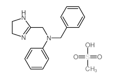 2-Phenylbenzylaminomethylimidazoline methanesulfonate结构式