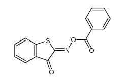 2-benzoylimino-benzo[b]thiophen-3-one Structure