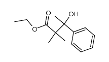 ethyl 3-hydroxy-2,2-dimethyl-3-phenylbutyrate Structure