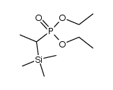 Diethyl(1-(trimethylsilyl)ethyl)phosphonate结构式