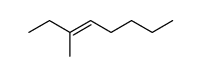 (E)-3-Methyl-3-octen Structure