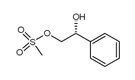 (1R)-2-O-methanesulfonyl-1-phenyl-1,2-ethanediol结构式