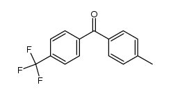 [4-(trifluoromethyl)phenyl](4-tolyl)methanone结构式