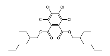 3,4,5,6-Tetrachlorophthalic acid bis(2-ethylhexyl) ester structure