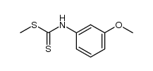 methyl (3-methoxyphenyl)carbamodithioate Structure