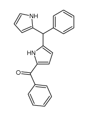 phenyl(5-benzoylpyrrol-2-yl)pyrrol-2-ylmethane结构式