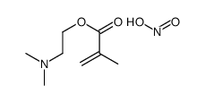 2-(dimethylamino)ethyl 2-methylprop-2-enoate,nitrous acid结构式