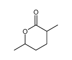 Tetrahydro-3,6-dimethyl-2H-pyran-2-one Structure