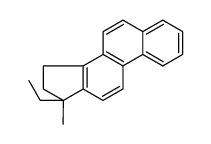 (17S)-17-ethyl-17-methyl-15,16-dihydrocyclopenta[a]phenanthrene结构式