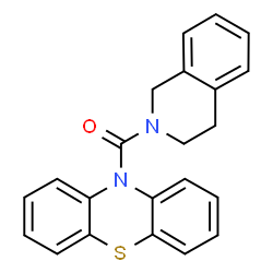 10-(3,4-dihydro-2(1H)-isoquinolinylcarbonyl)-10H-phenothiazine Structure