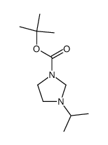 N-Boc-N'-isopropyl-imidazolidine结构式