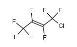 1-chloro-heptafluoro-2-butene结构式