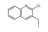 2-chloro-3-iodomethyl-quinoline结构式