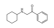 2-cyclohexylamino-1-phenyl-ethanone Structure